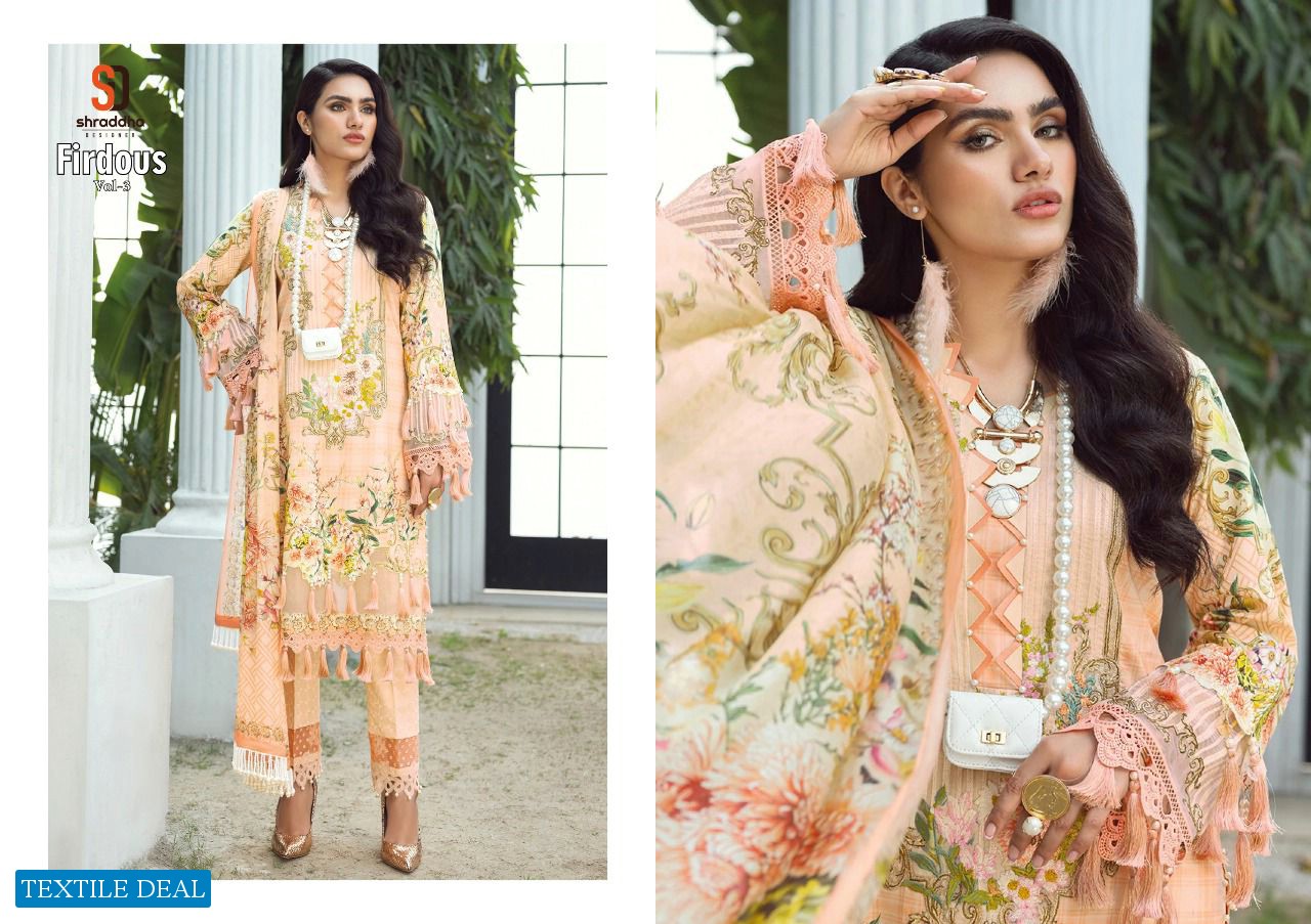 Shraddha FIrdous Vol-3 Wholesale Pakistani Concept Dress