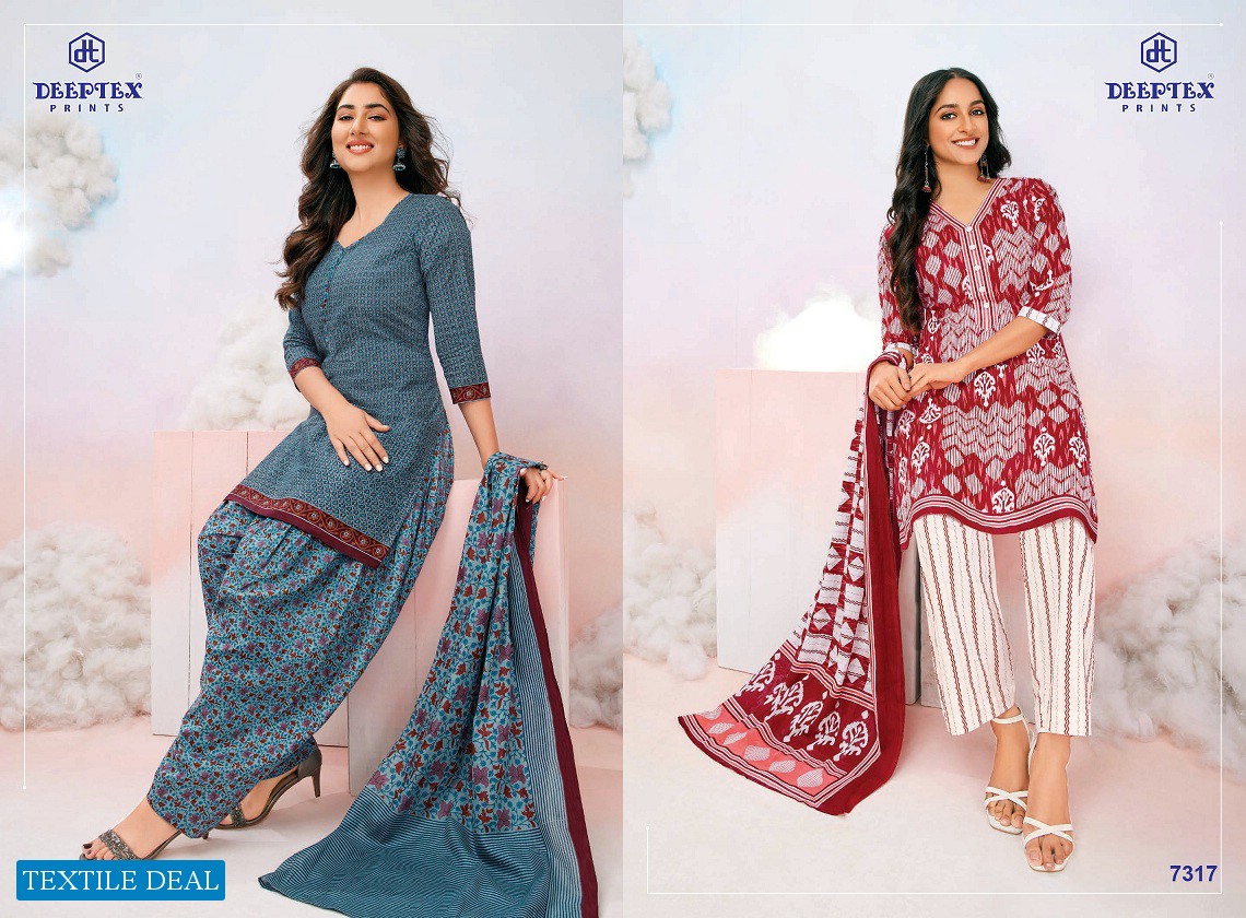 Deeptex Miss India Vol-73 Wholesale Pure Cotton Printed Dress Material