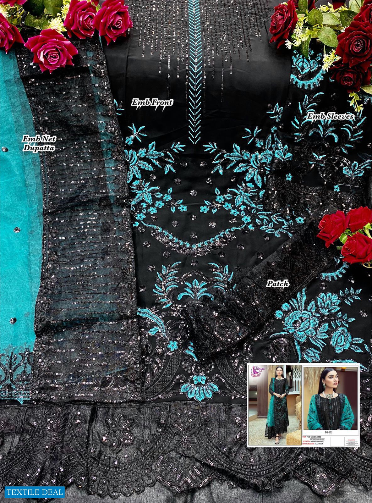 Dinsaa D.no 102 Colour Wholesale Pakistani Concept Dress