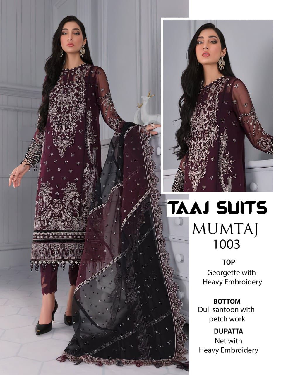 Taaj Mumtaz Wholesale Pakistani Concept Salwar Kameez