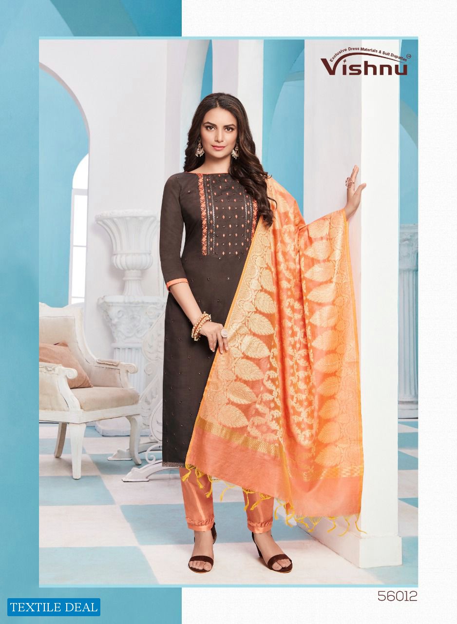 Vishnu Banarasi Wholesale Pure Silk Dress Material