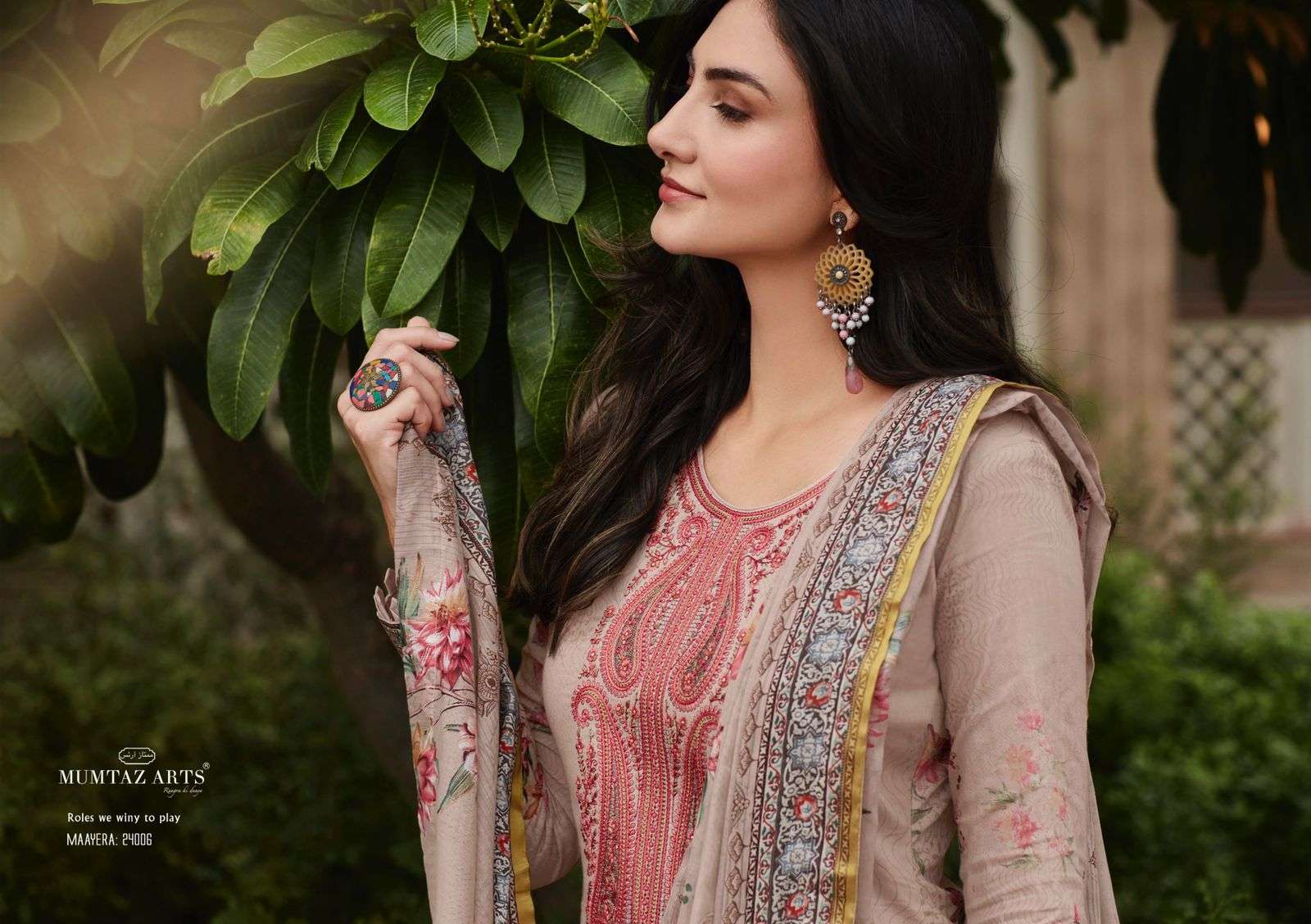 MAAYERA BY MUMTAZ ARTS LAWN COTTON EMBROIDERY FANCY SALWAR KAMEEZ