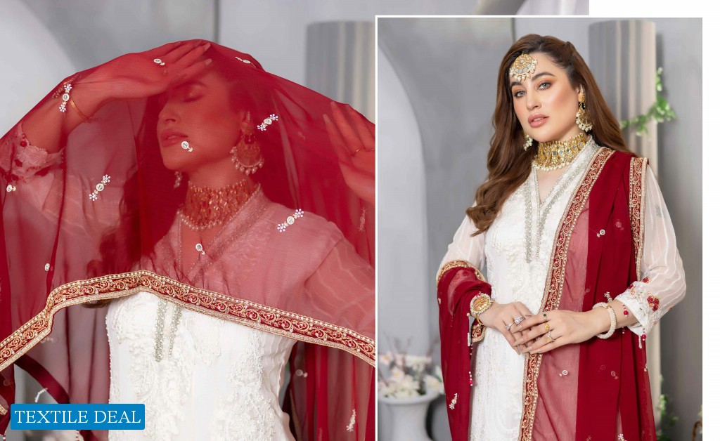 Schick Jazmin Semi Stitched Luxury Chiffon Original Pakistani Suits