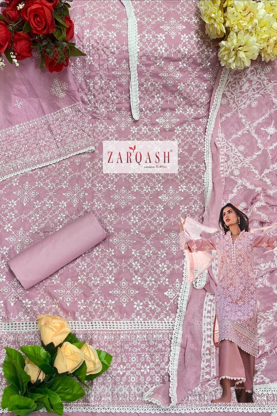Zarqash Lawankari Vol-24 Wholesale Pakistani Concept Dress