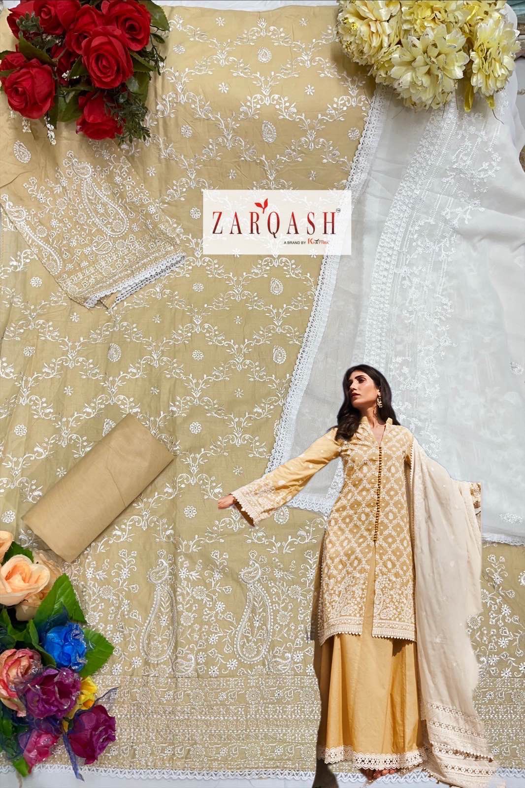 Zarqash Lawankari Vol-24 Wholesale Pakistani Concept Dress