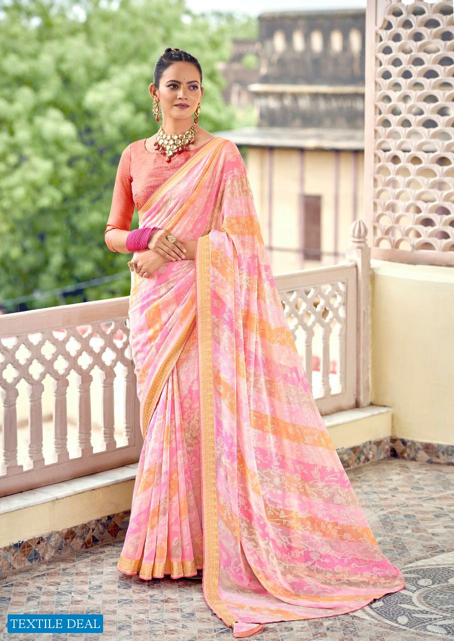 5D Janki Wholesale Georgette Printed Casual Sarees