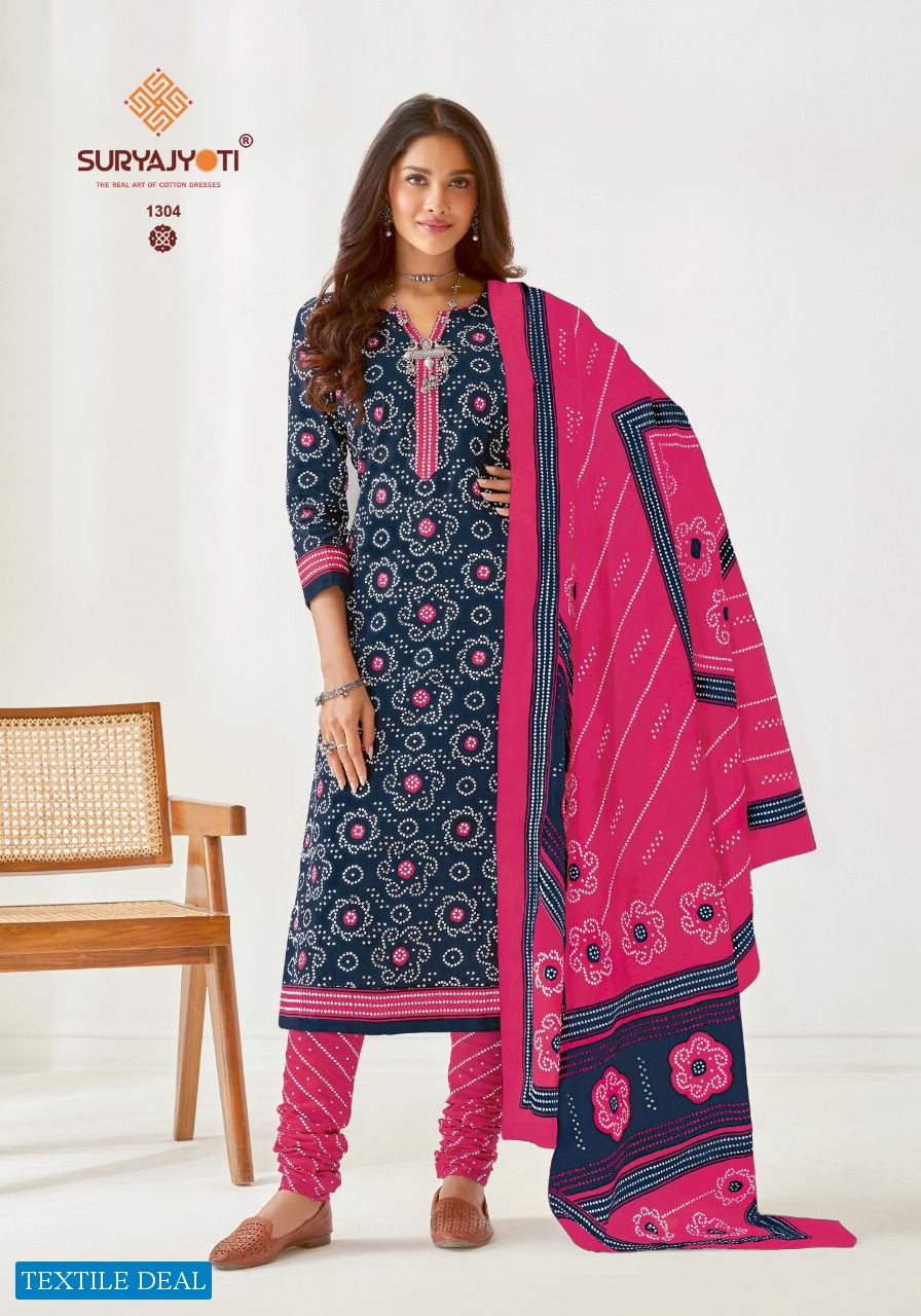 Suryajyoti Bandhani Special Vol-13 wholesale Bandhani Dress Material