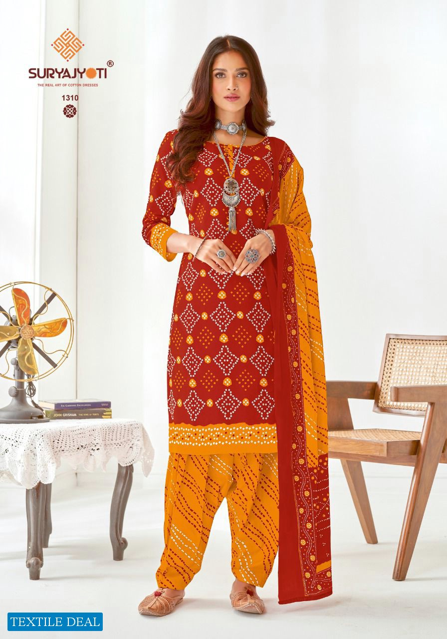 Suryajyoti Bandhani Special Vol-13 wholesale Bandhani Dress Material