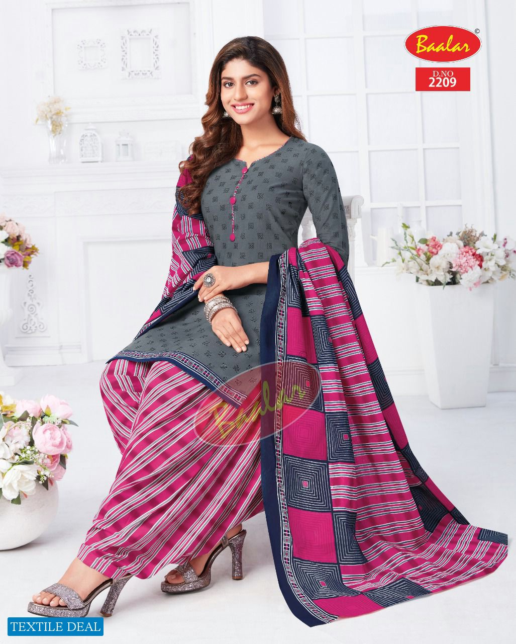 Baalar Zaara Vol-12 Wholesale Pure Cotton Printed Dress Material