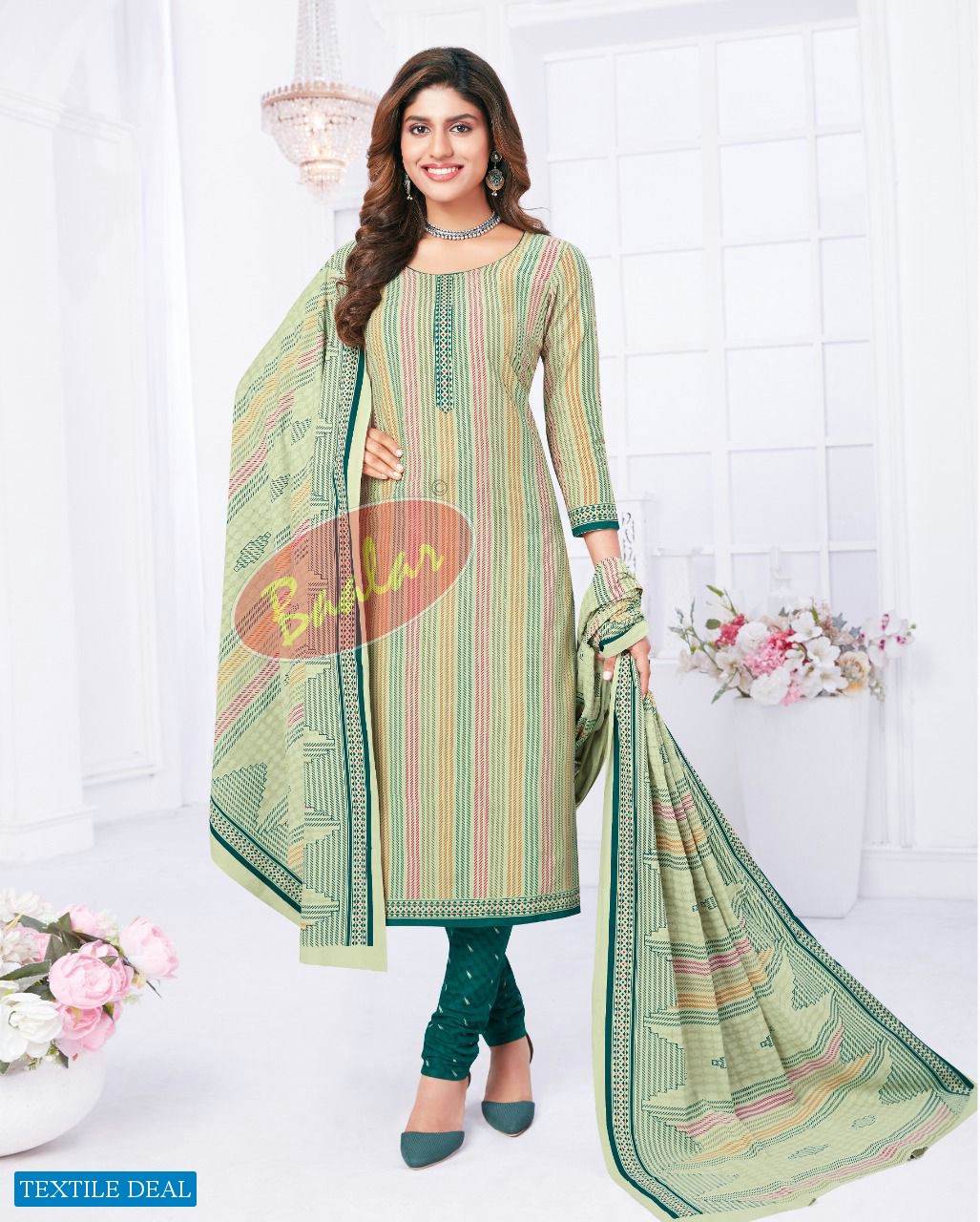 Baalar Zaara Vol-12 Wholesale Pure Cotton Printed Dress Material