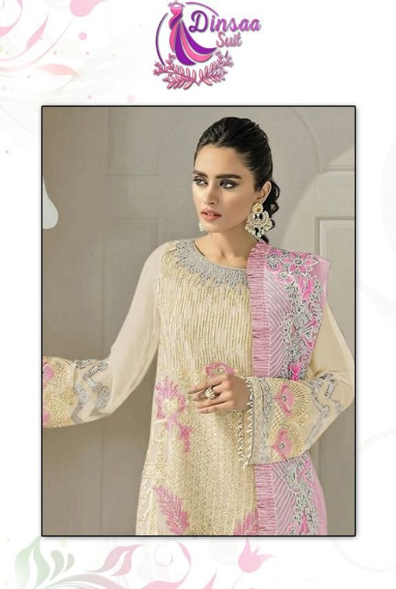 Dinsaa D.no 121 Wholesale Pakistani Concept Dress Material
