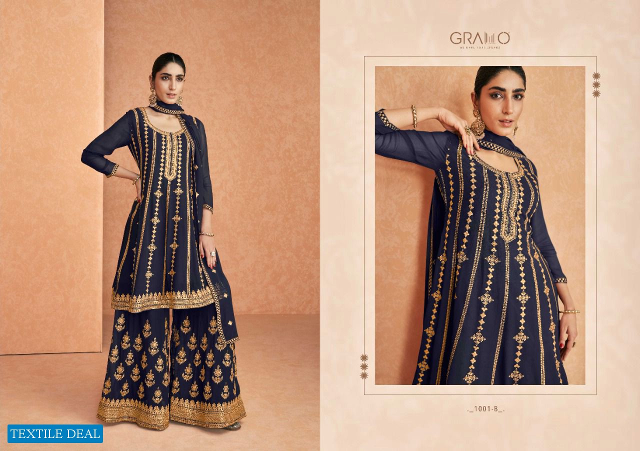 Gramo Colour Full Vol-1 Wholesale Festive Salwar Kameez