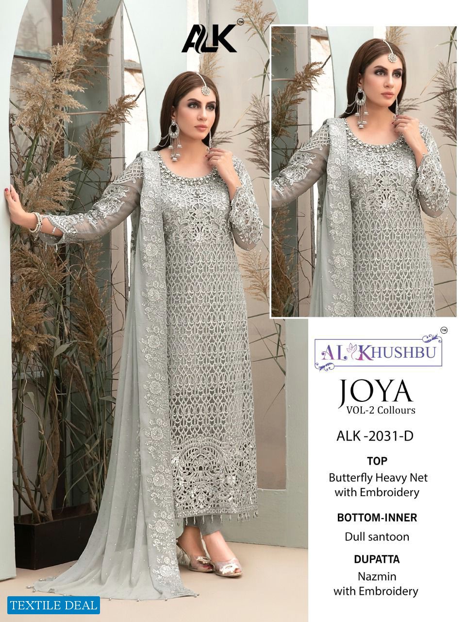JOYA VOL 1 BY AL KHUSHBU GEORGETTE WORK FANCY DRESSES