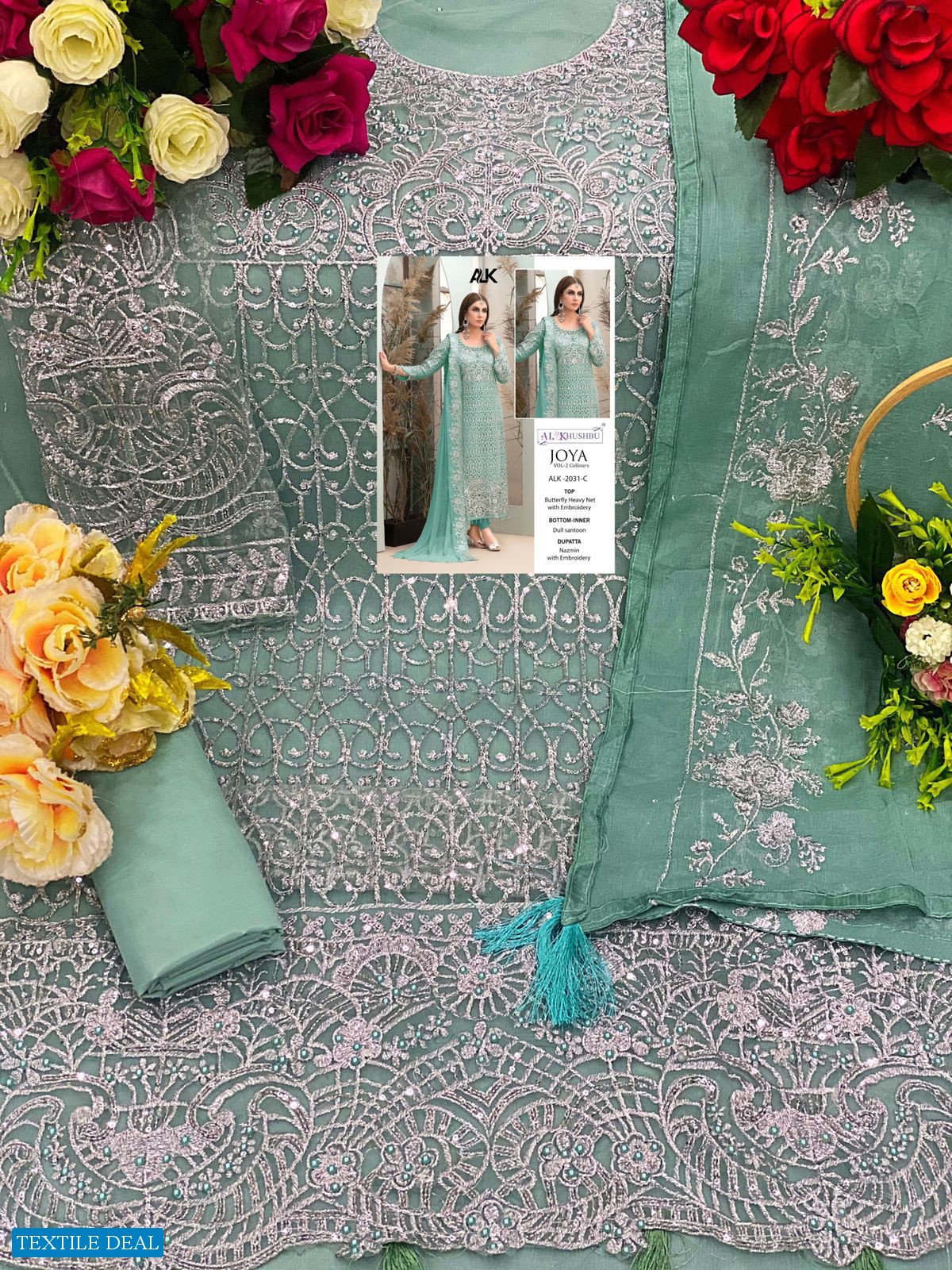 JOYA VOL 1 BY AL KHUSHBU GEORGETTE WORK FANCY DRESSES