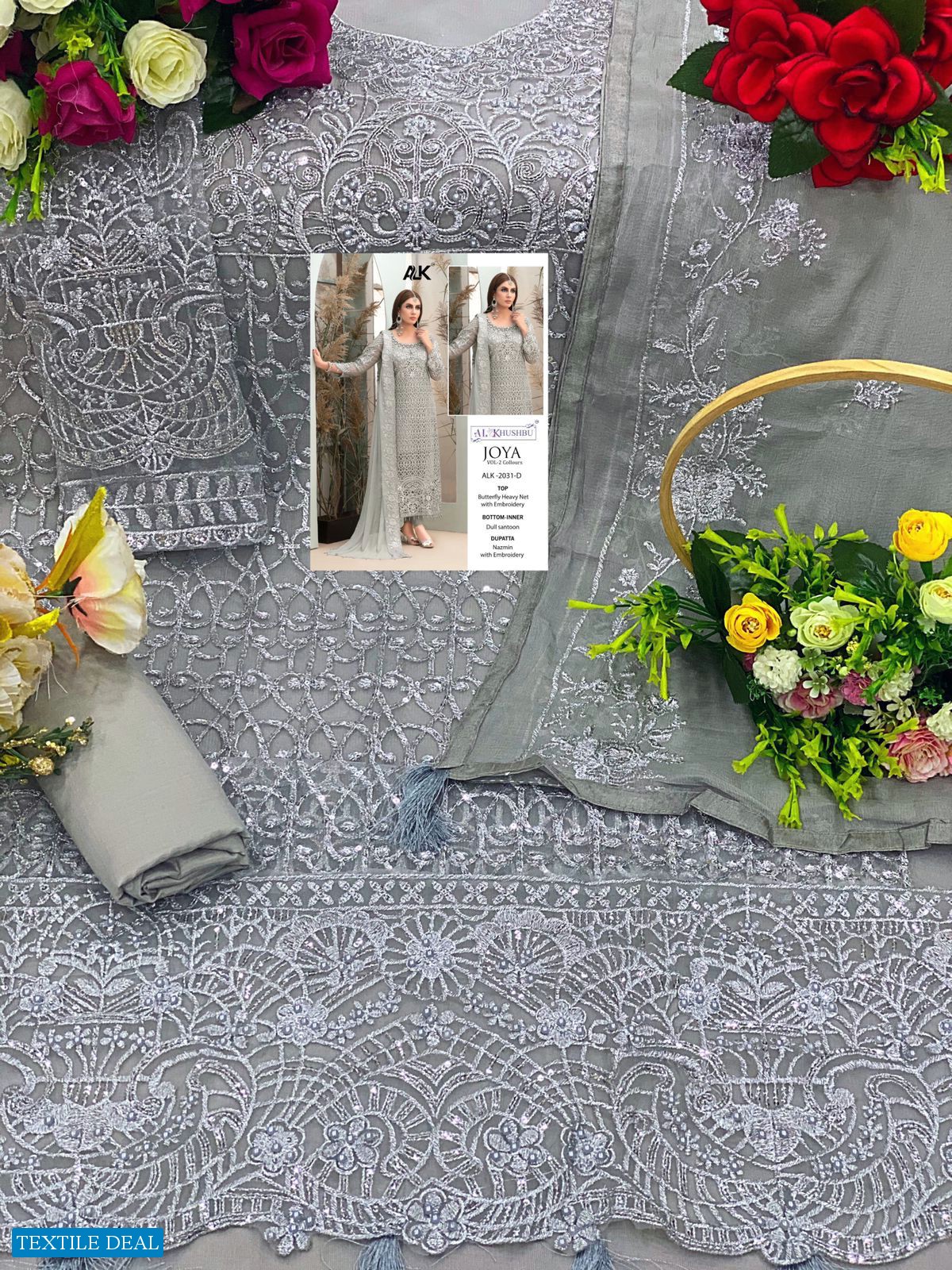 JOYA VOL 1 BY AL KHUSHBU GEORGETTE WORK FANCY DRESSES