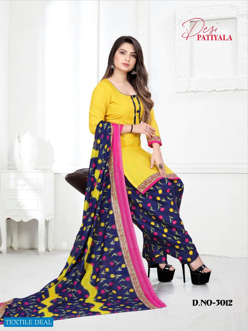 Ganesha Desi Patiyala Vol-3 Wholesale Cotton Printed Dress Material