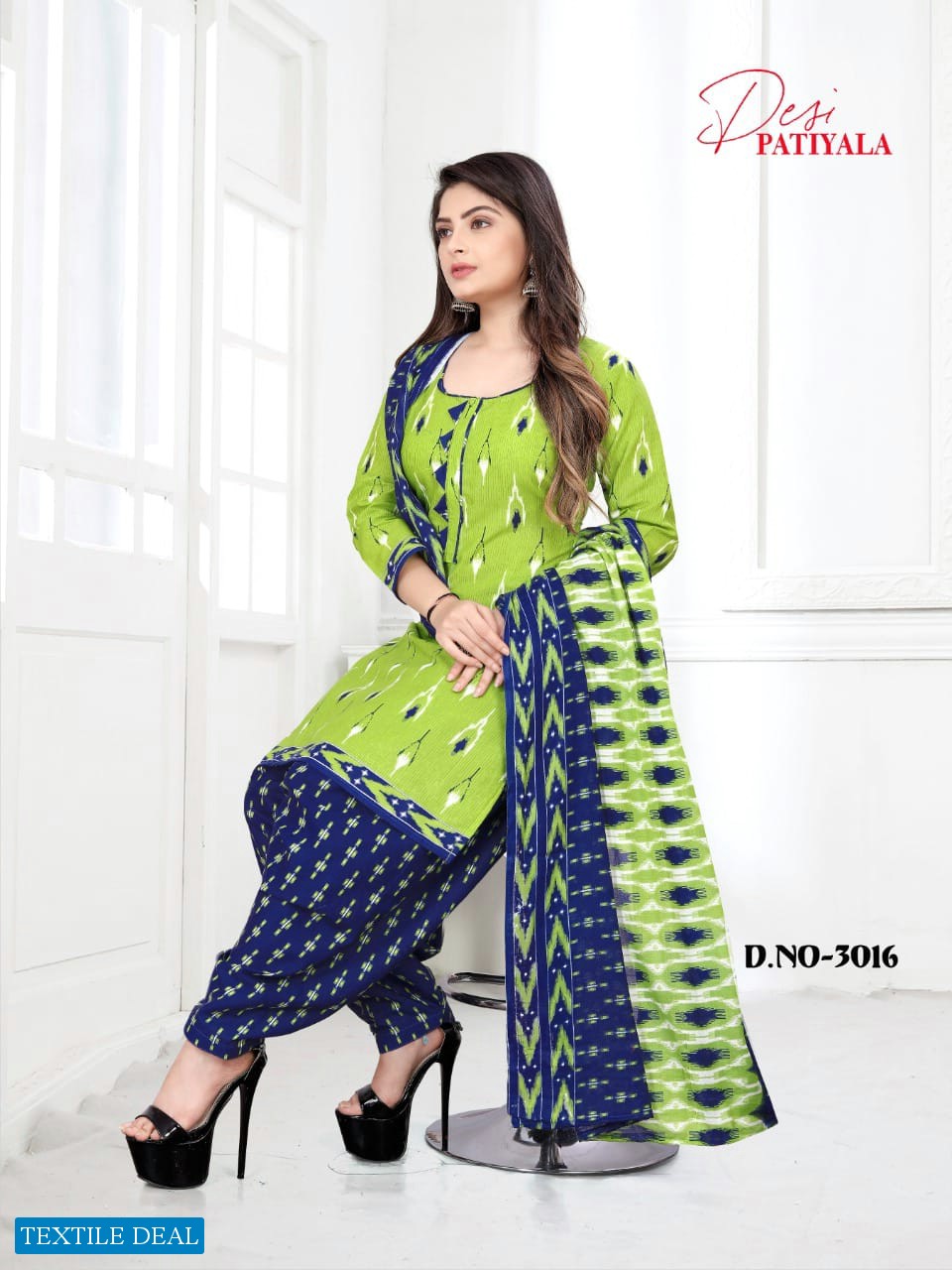 Ganesha Desi Patiyala Vol-3 Wholesale Cotton Printed Dress Material