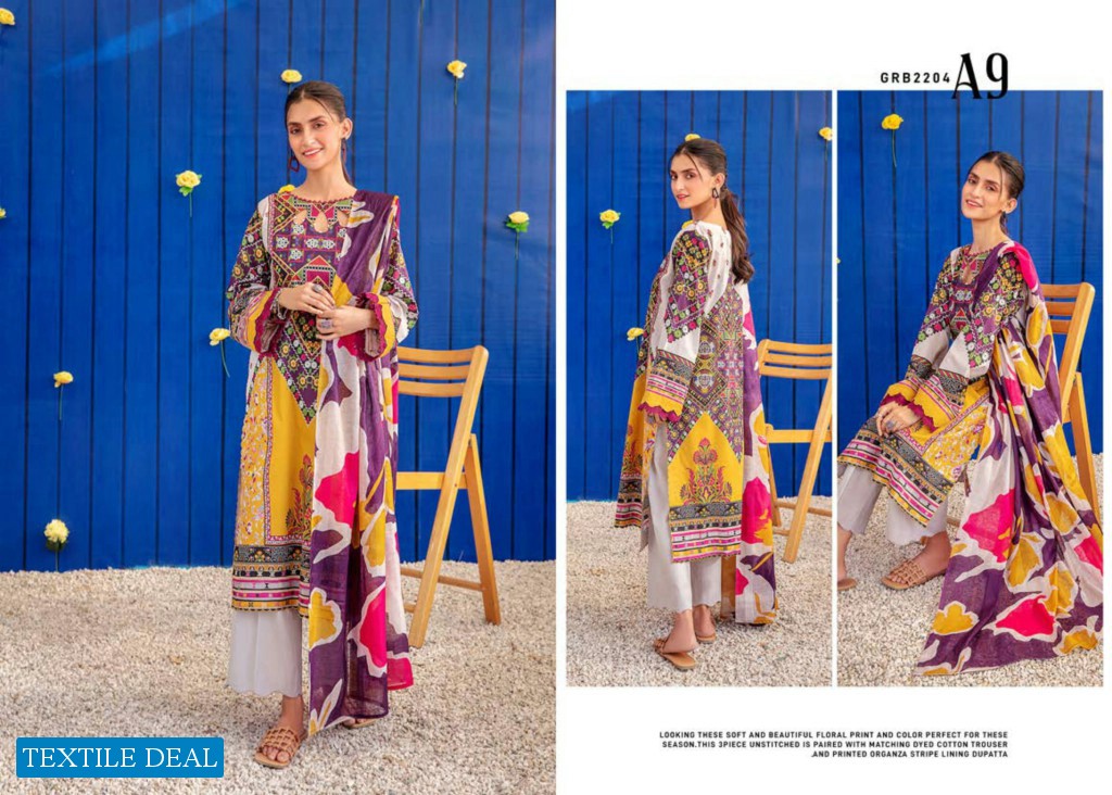 Guljee Rang E Bahar Wholesale Original Pakistani Salwar Kameez