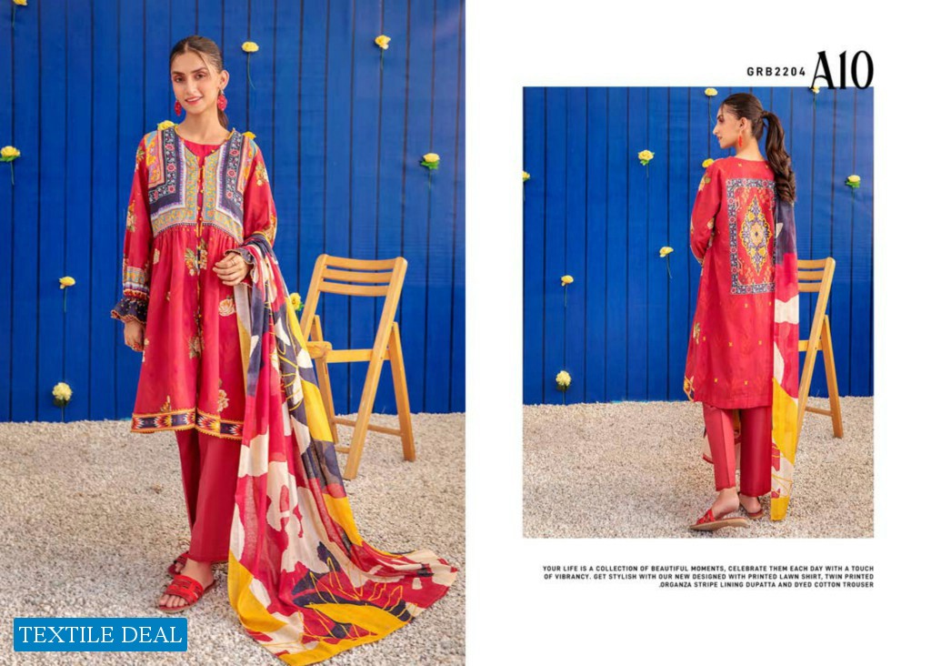 Guljee Rang E Bahar Wholesale Original Pakistani Salwar Kameez