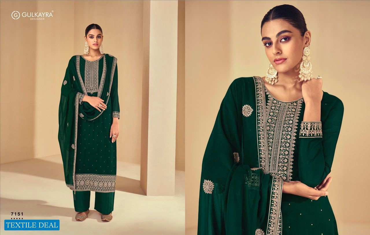 Gulkayra Sabnam Wholesale Real Georgette Straight Salwar Kameez