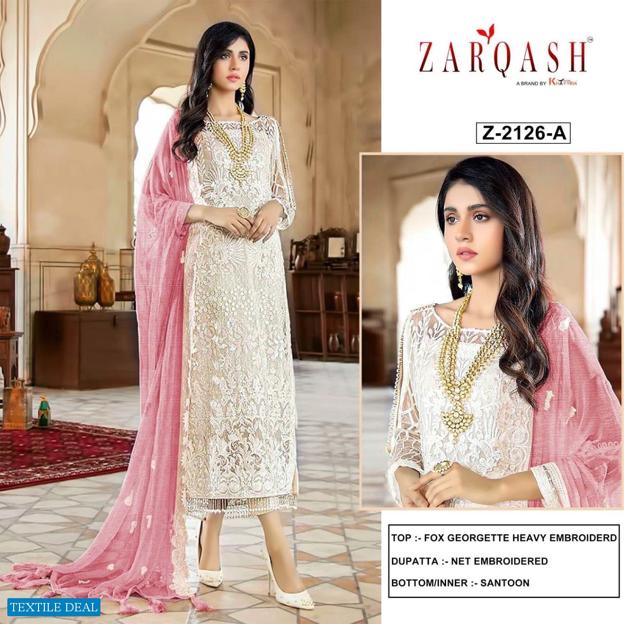 Zarqash Z-2126 Wholesale Pakistani Concept Dress