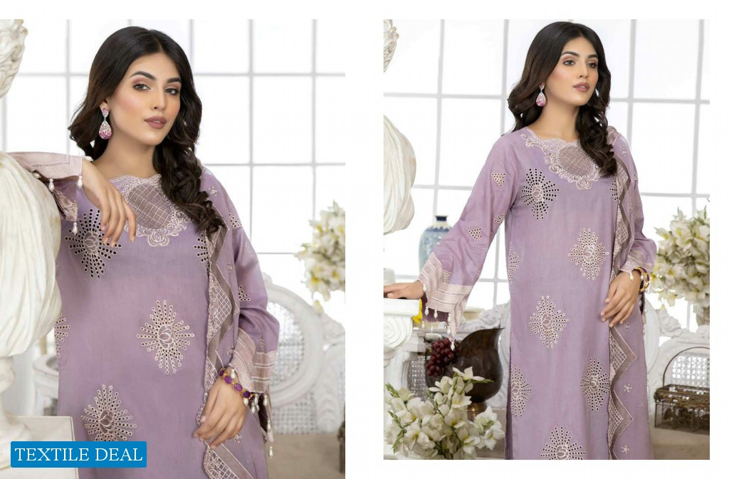 Adans Libas Marwa Embroidered Unstitched Lawn Pakistani Salwar Suits