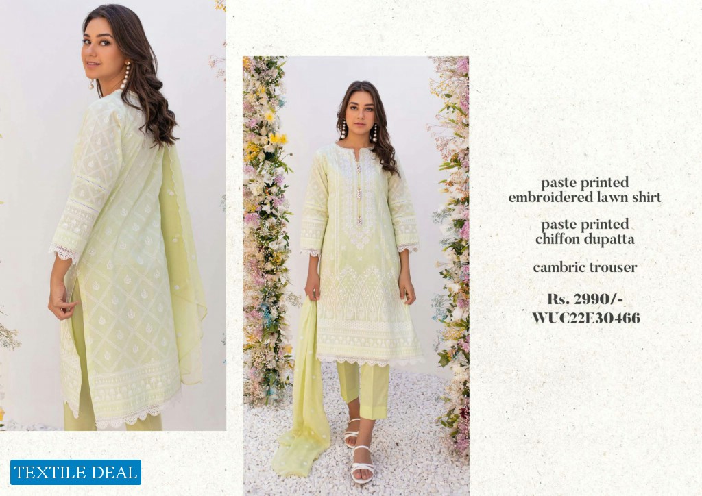 Zellbury Lawn Unstitched Collection 2022