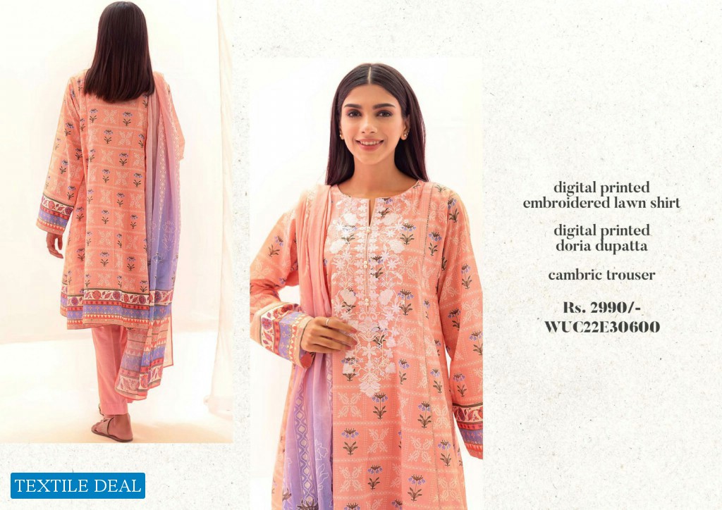 Zellbury Lawn Unstitched Collection 2022