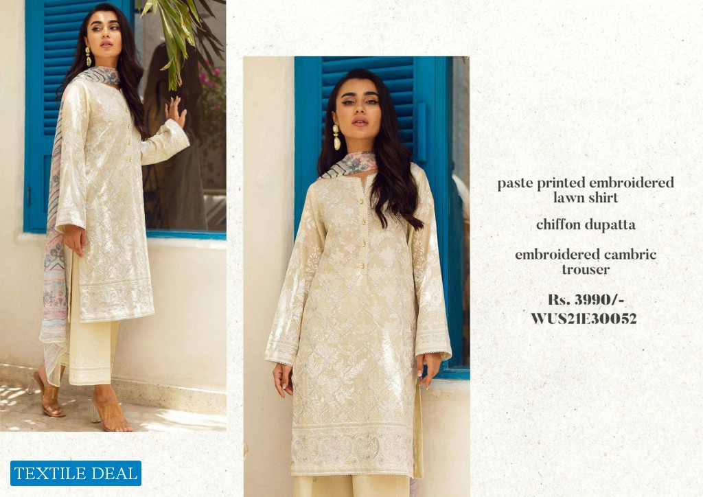 Zellbury Lawn Unstitched Collection 2022