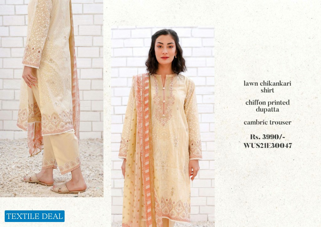 Zellbury Lawn Unstitched Collection 2022