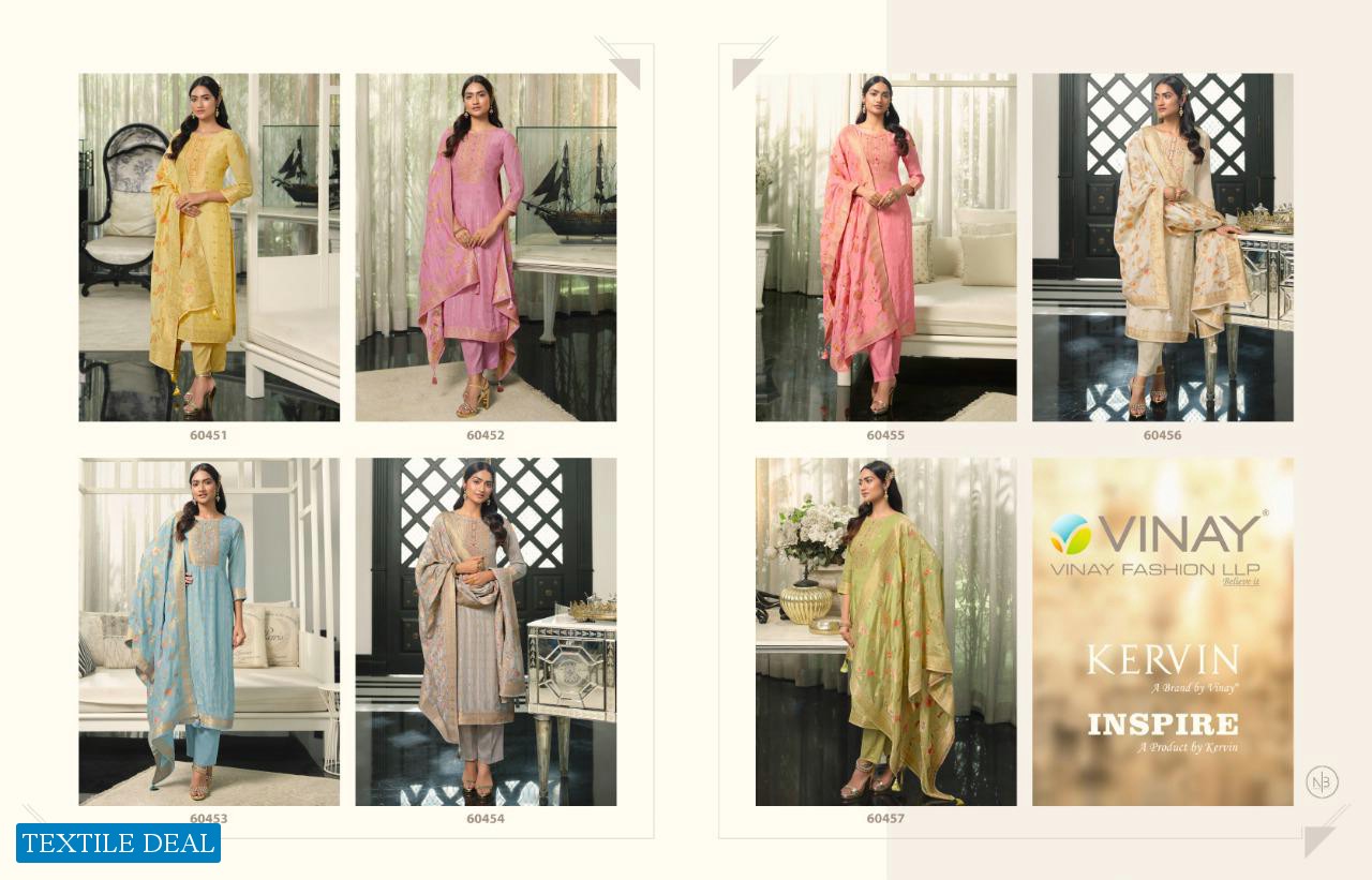 vinay kervin inspire muslin jacquard exclusive fancy salwar kameez