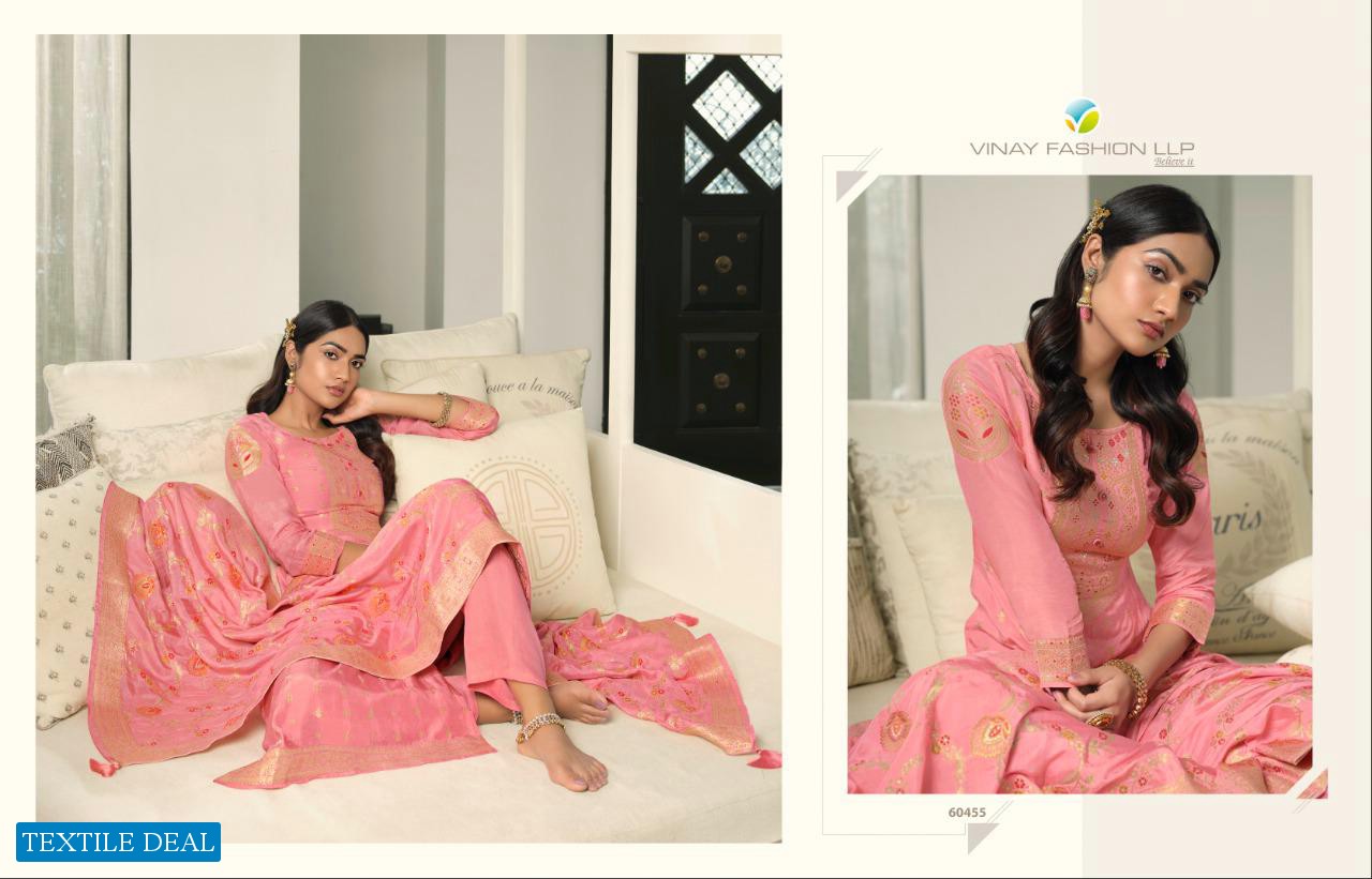 vinay kervin inspire muslin jacquard exclusive fancy salwar kameez