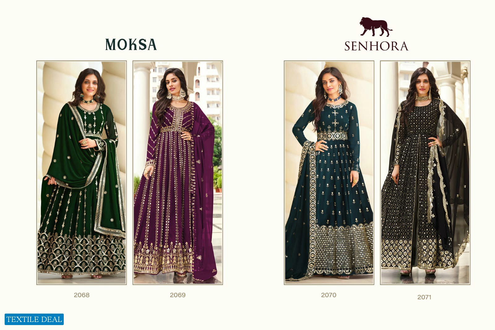 Senhora Moksa Wholesale Designer Anarkali Salwar Kameez