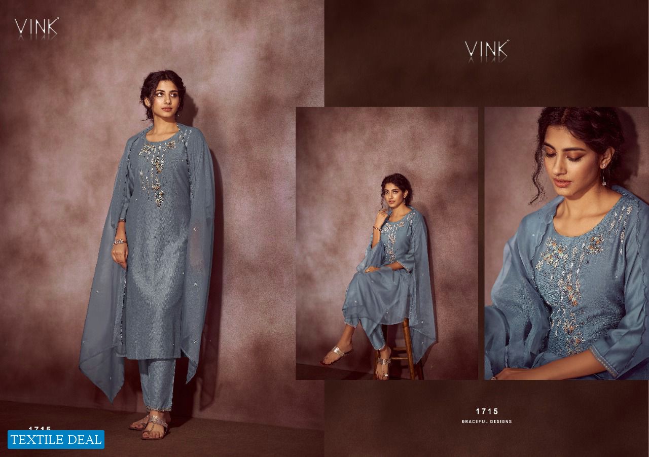 Vink Majestic Wholesale Designer Full Stitched 3 Piece Salwar Kameez