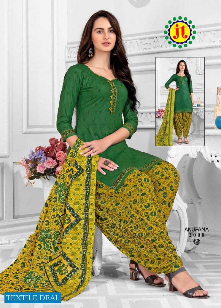 JT Anupama Vol-2 Wholesale Pure Cotton Printed Dress Material