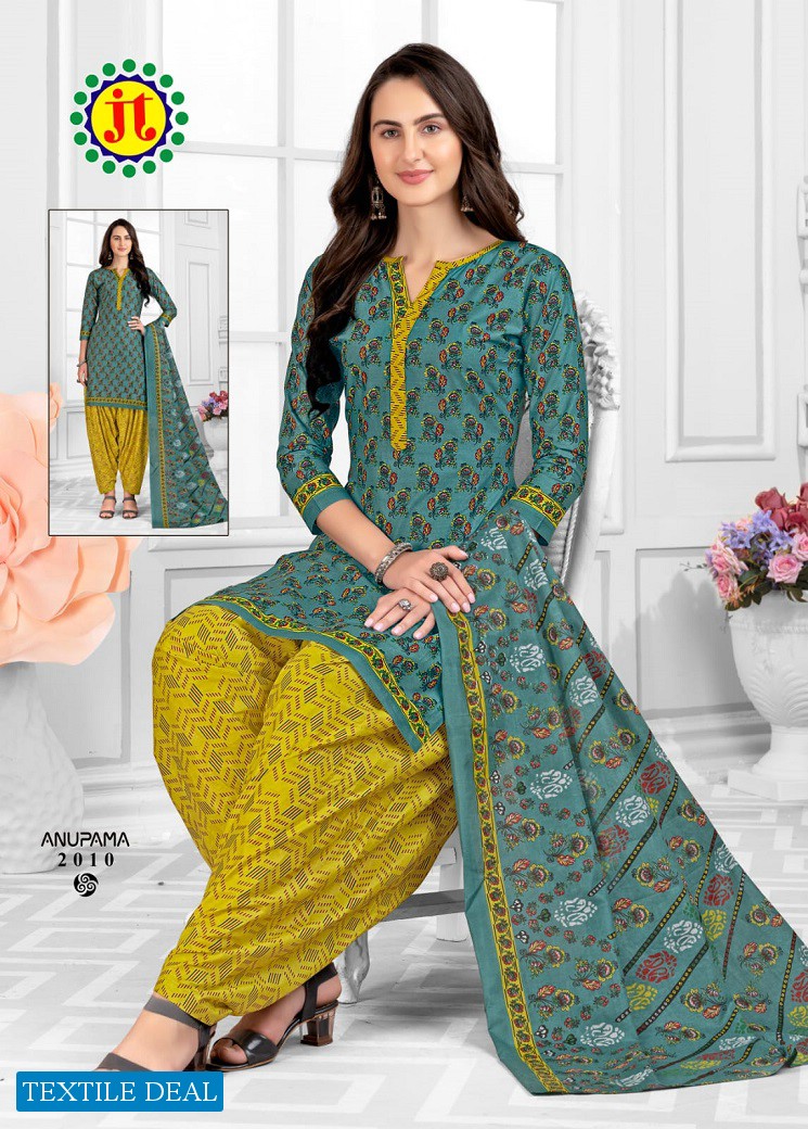 JT Anupama Vol-2 Wholesale Pure Cotton Printed Dress Material