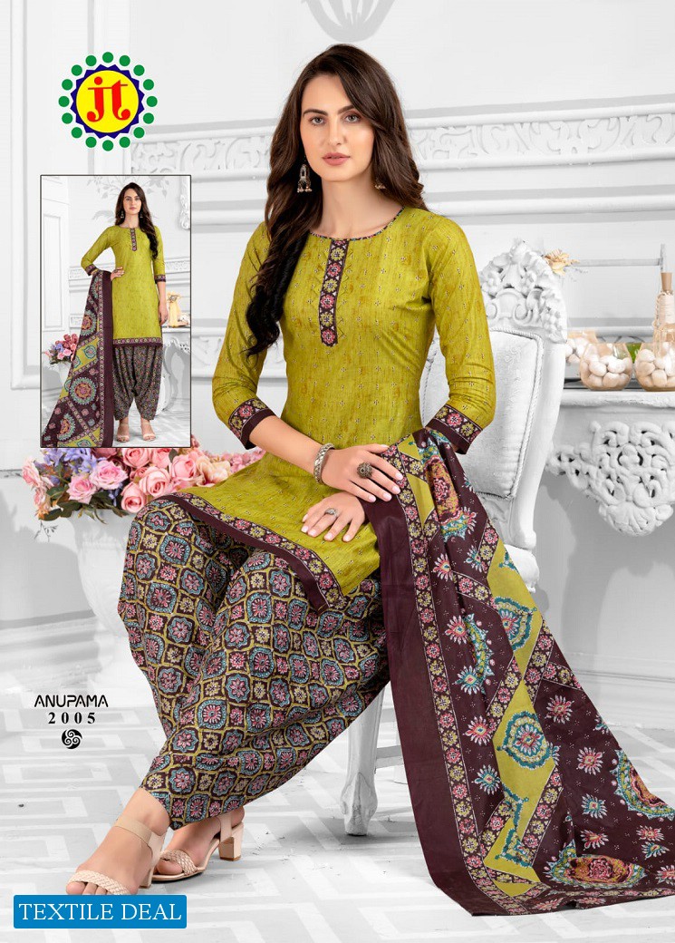 JT Anupama Vol-2 Wholesale Pure Cotton Printed Dress Material