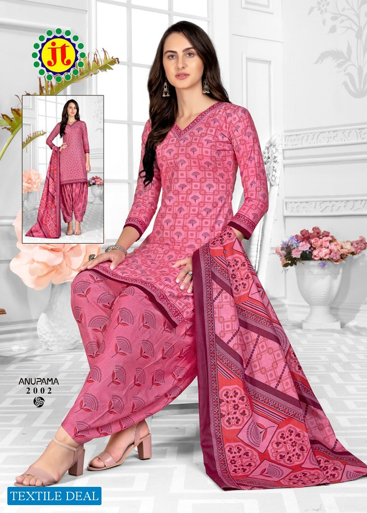 JT Anupama Vol-2 Wholesale Pure Cotton Printed Dress Material