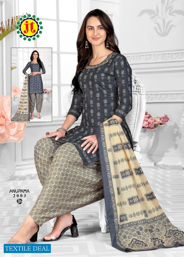JT Anupama Vol-2 Wholesale Pure Cotton Printed Dress Material