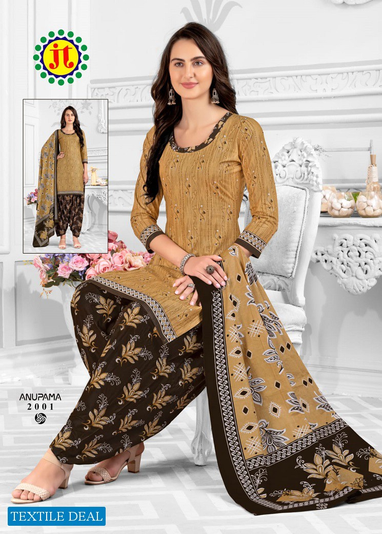 JT Anupama Vol-2 Wholesale Pure Cotton Printed Dress Material