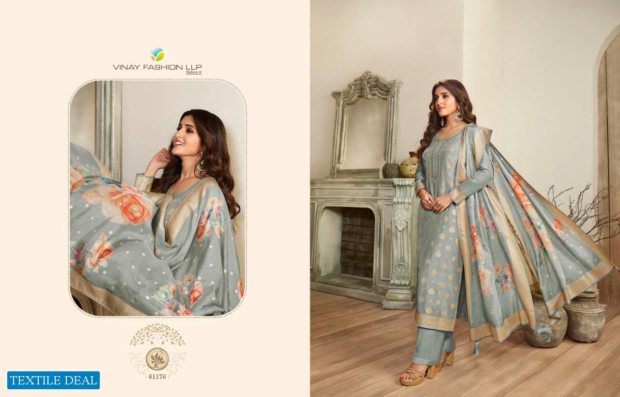 Zareena vol 4 by vinay dola jacquard exclusive salwar kameez