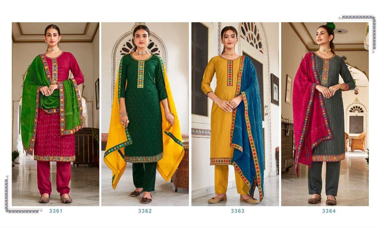 kalarang jasmine fancy ladies suits wholesaler
