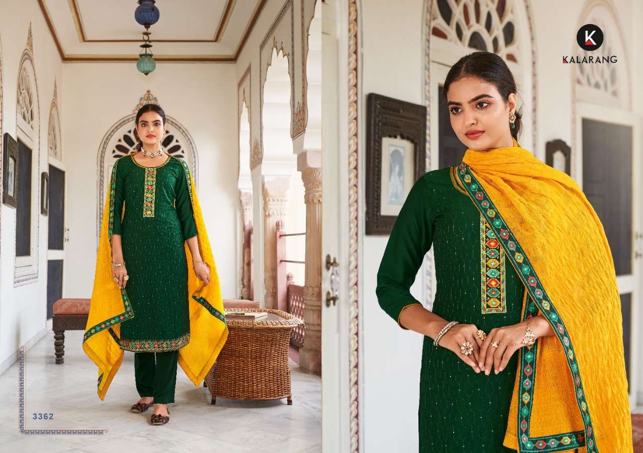 kalarang jasmine fancy ladies suits wholesaler