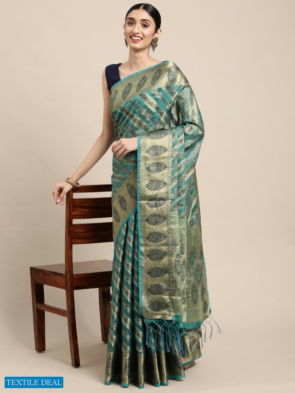 Krishna Fashion Natasha Wholesale Organza Ruch Pallu Indian Sarees