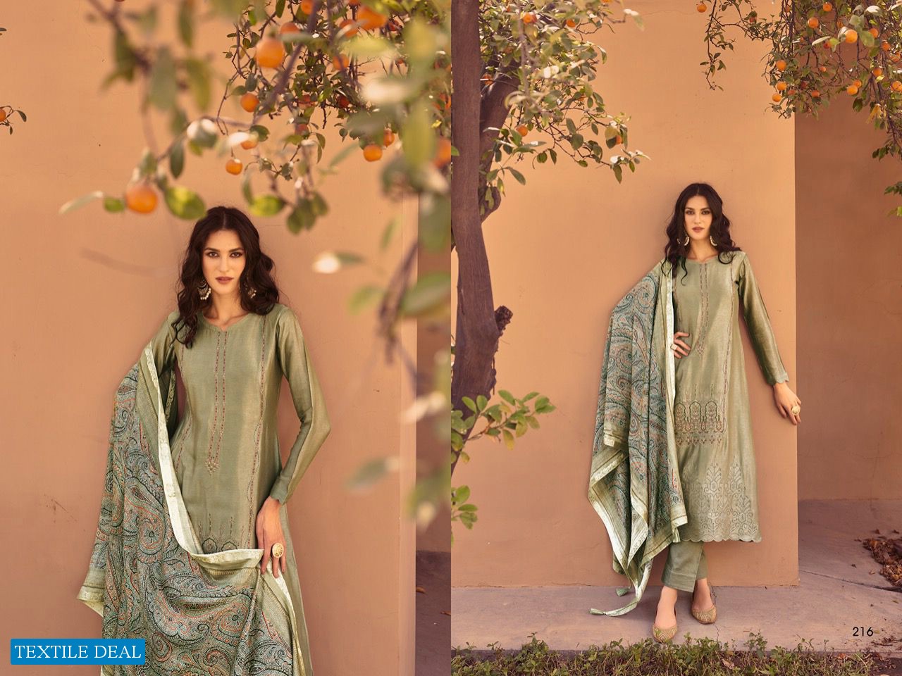 AIQA Safinaz Wholesale Pure Bembrg Russian Art Silk With Work Salwar Suits
