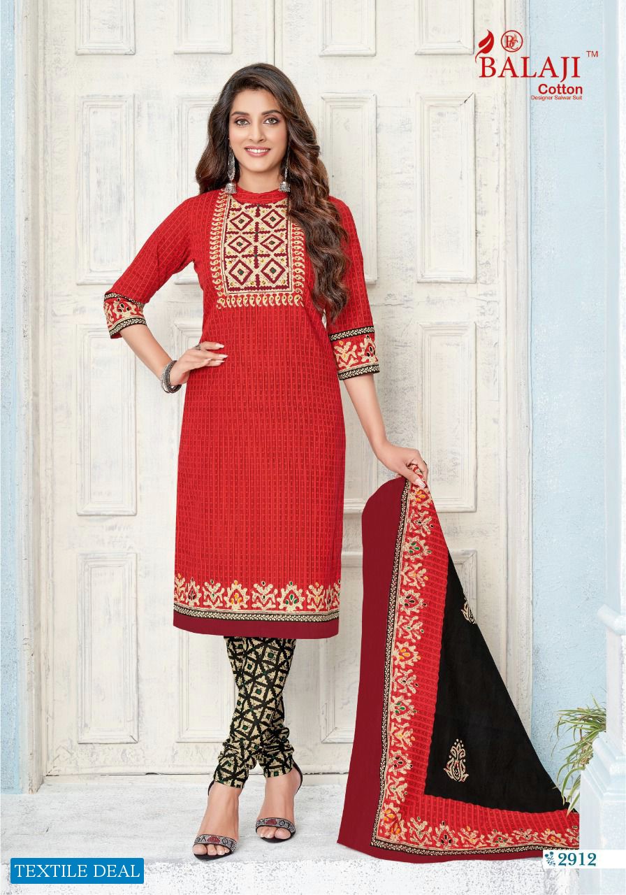 Balaji Kumkum Vol-29 Wholesale Shopping Pure Cotton Dress Material