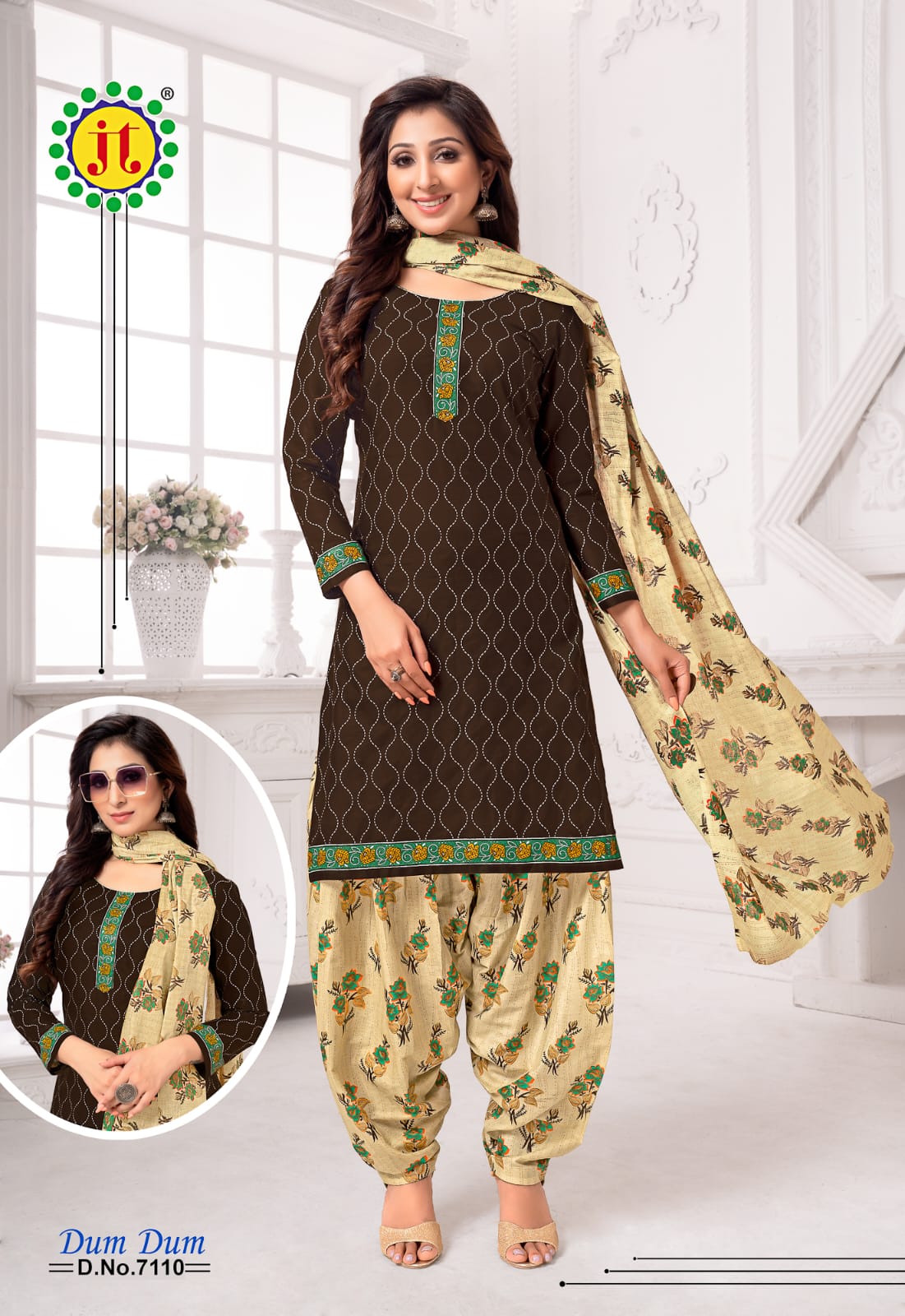 JT Dum Dum Vol-71 Wholesale Pure Cotton Dress