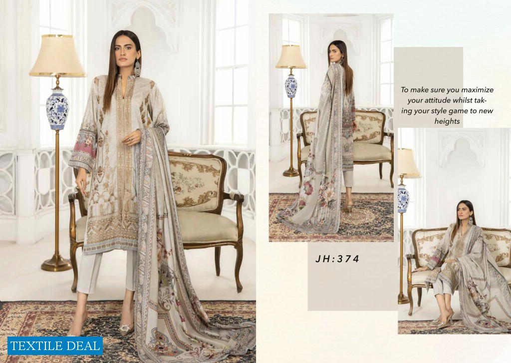 Johra Noratan Wholesale Embroidered Digital Printed Lawn Pakistani Salwar Suits