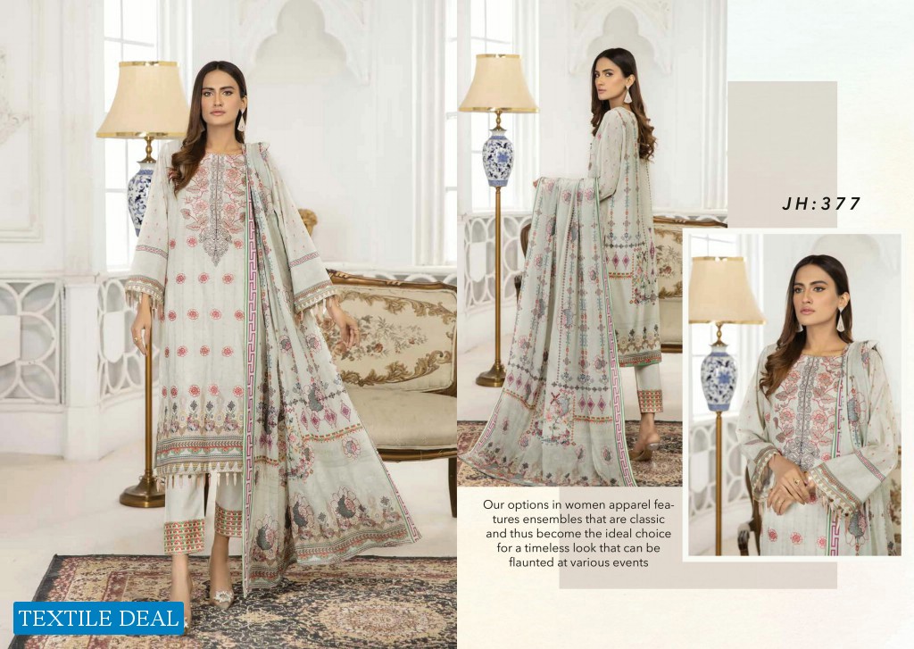 Johra Noratan Wholesale Embroidered Digital Printed Lawn Pakistani Salwar Suits