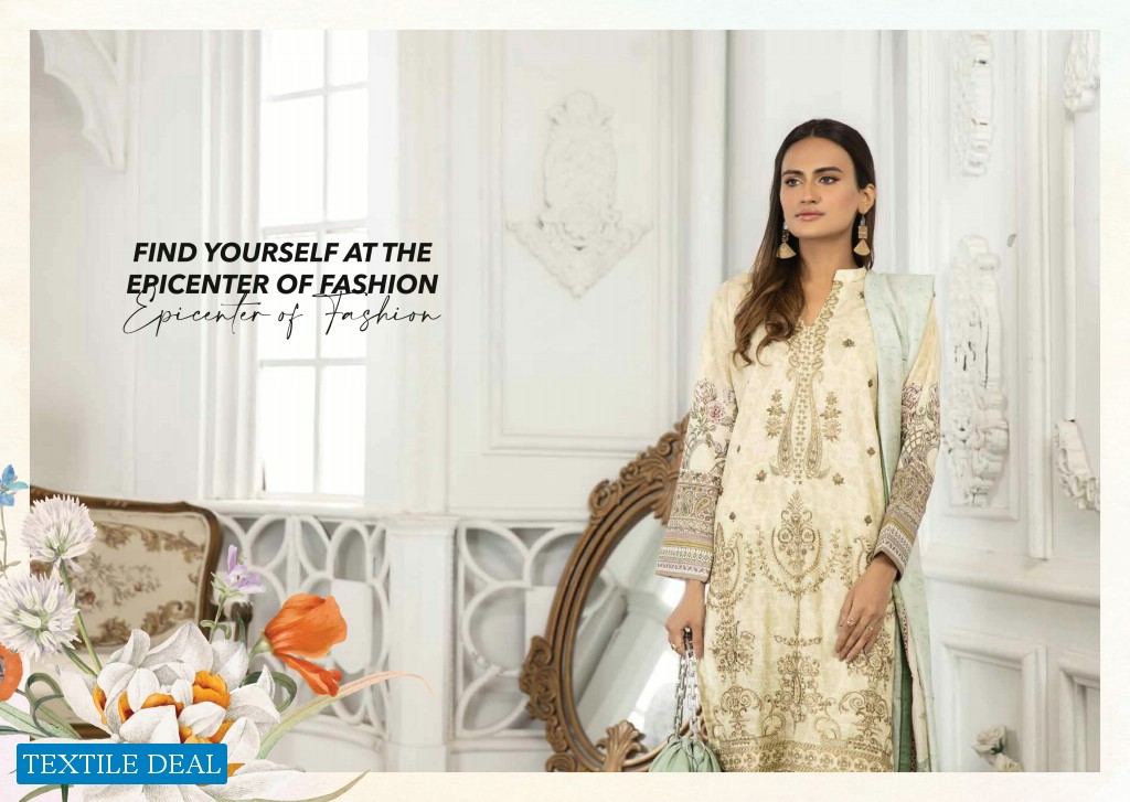 Johra Noratan Wholesale Embroidered Digital Printed Lawn Pakistani Salwar Suits